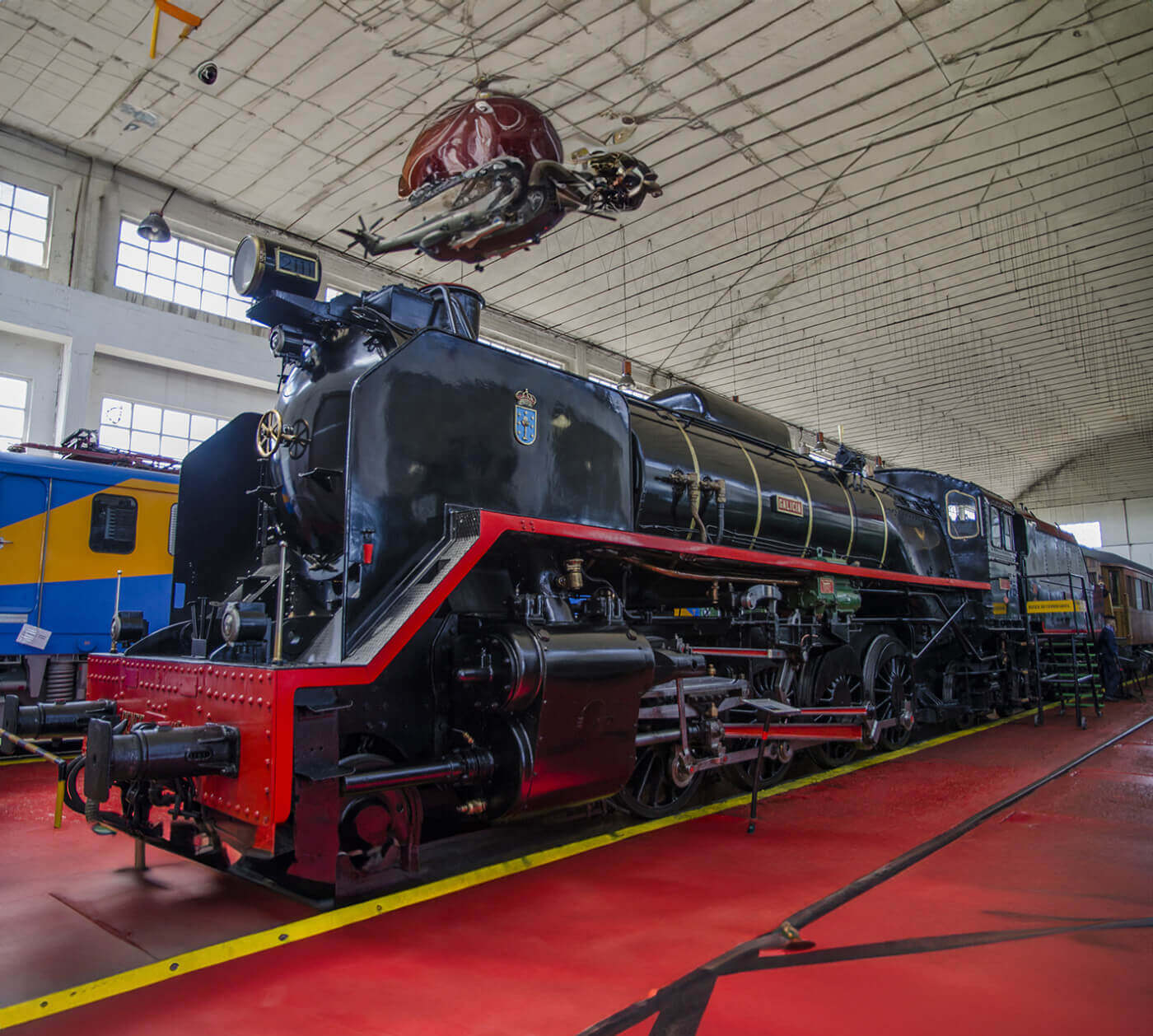 locomotora mikado museo ferrocarril monforte de lemos
