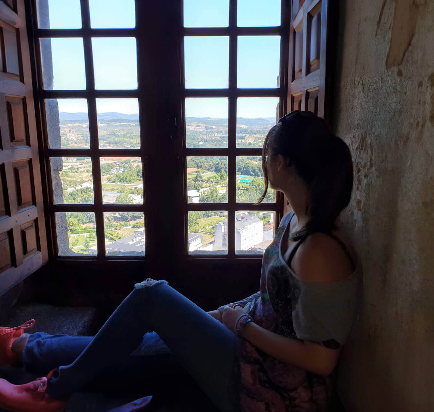 ventana castillo Monforte de Lemos